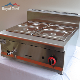 Gas Bain Marie - 4 Division